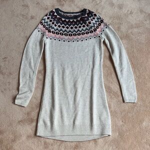Hollister Multicolor Knit Sweater Dress